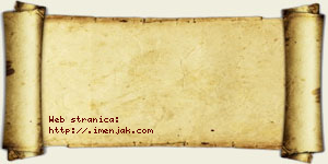 Natalija Bilić vizit kartica